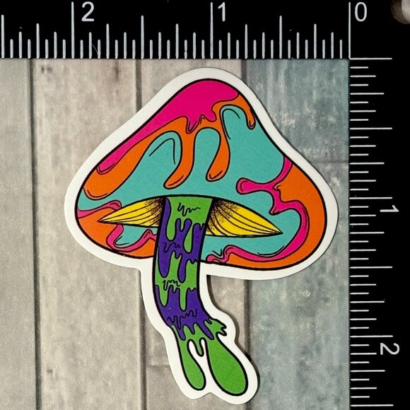 🌀10/$10🌀 Magic Mushroom Waterproof Sticker Decal - Picture 1 of 1